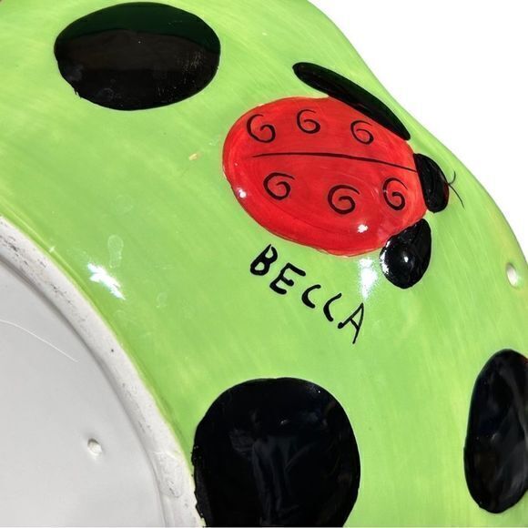 Lady Bug Ceramic Vintage Serving Bowl Kitchenware Dinnerware - Picture 5 of 5